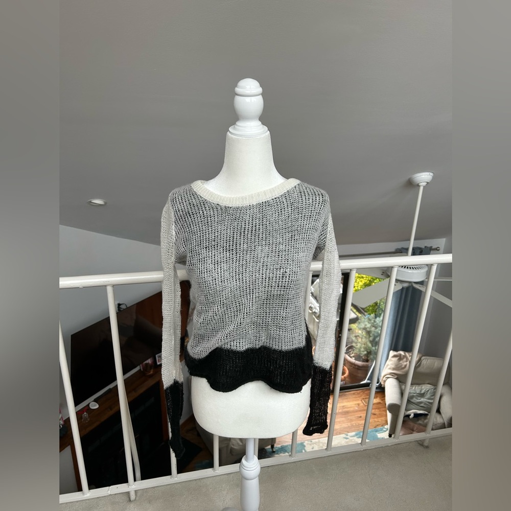 Religion Sweater Black White XS 36 Goth Punk Alternative Gothic London Designer